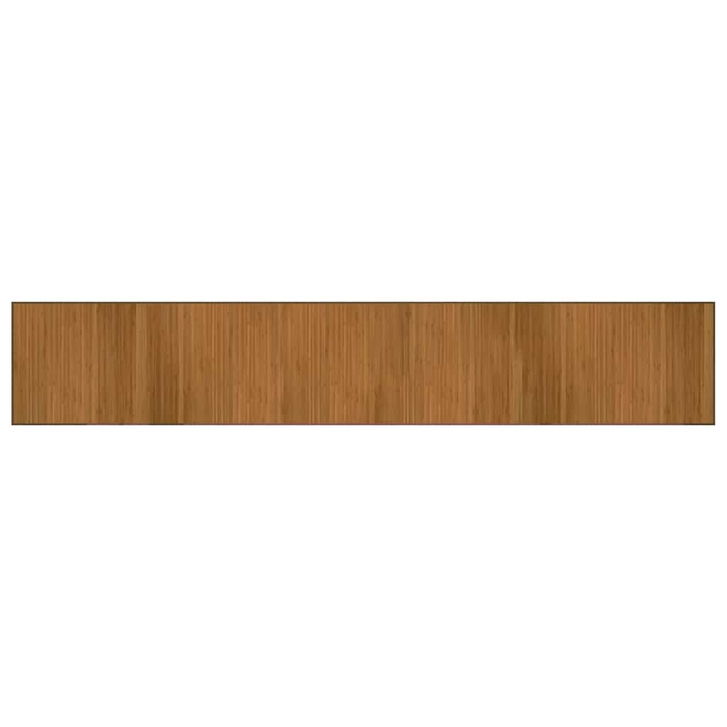 Vidaxx rechteckiger Teppich 70x400 cm Bambusbraun