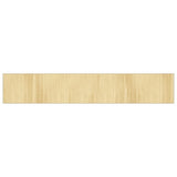 Vidaxx rechteckiger Teppich 70x400 cm Bambus hell natur