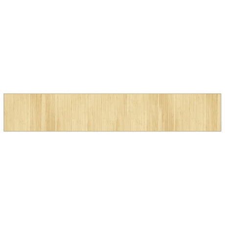 Vidaxx rechteckiger Teppich 70x400 cm Bambus hell natur