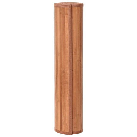 Vidaxx rechteckiger Teppich 70x500 cm Bambusbraun