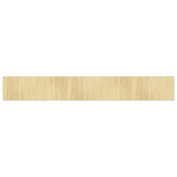 Vidaxx rechteckiger Teppich 70x500 cm Bambus hell natur