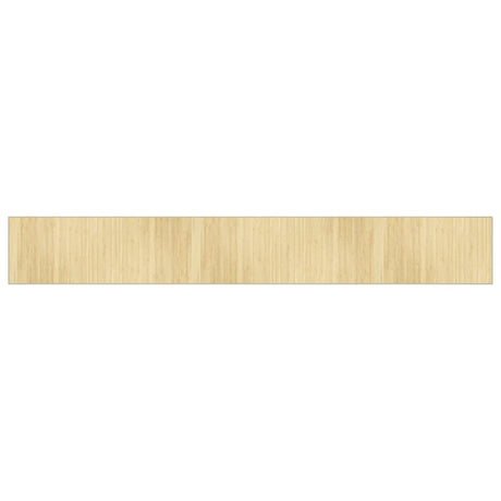 Vidaxx rechteckiger Teppich 70x500 cm Bambus hell natur