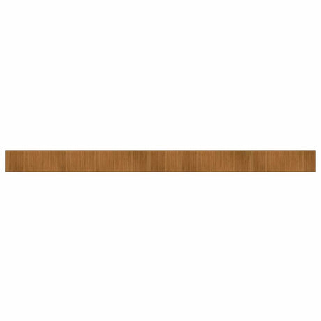 Vidaxx rechteckiger Teppich 70x1000 cm Bambusbraun
