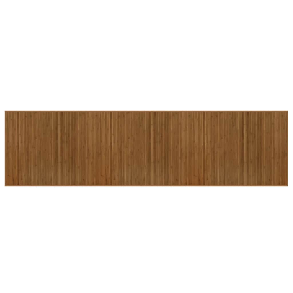 Vidaxx rechteckiger Teppich 80x300 cm Bambusbraun