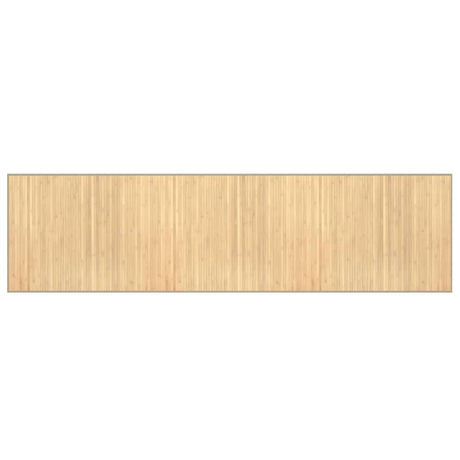 Vidaxx rechteckiger Teppich 80x300 cm Bambus hell natur