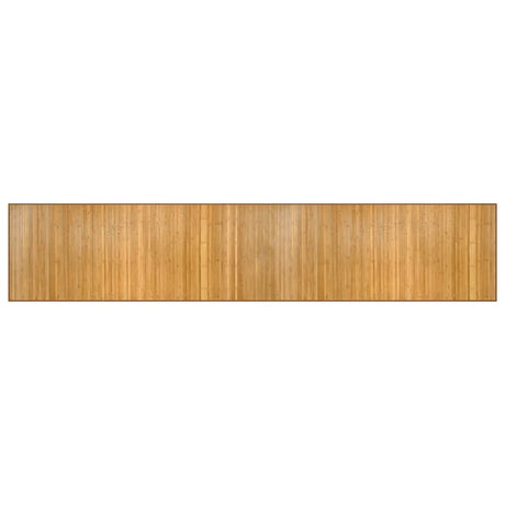 Vidaxx rechteckiger Teppich 80x400 cm Bambus natur
