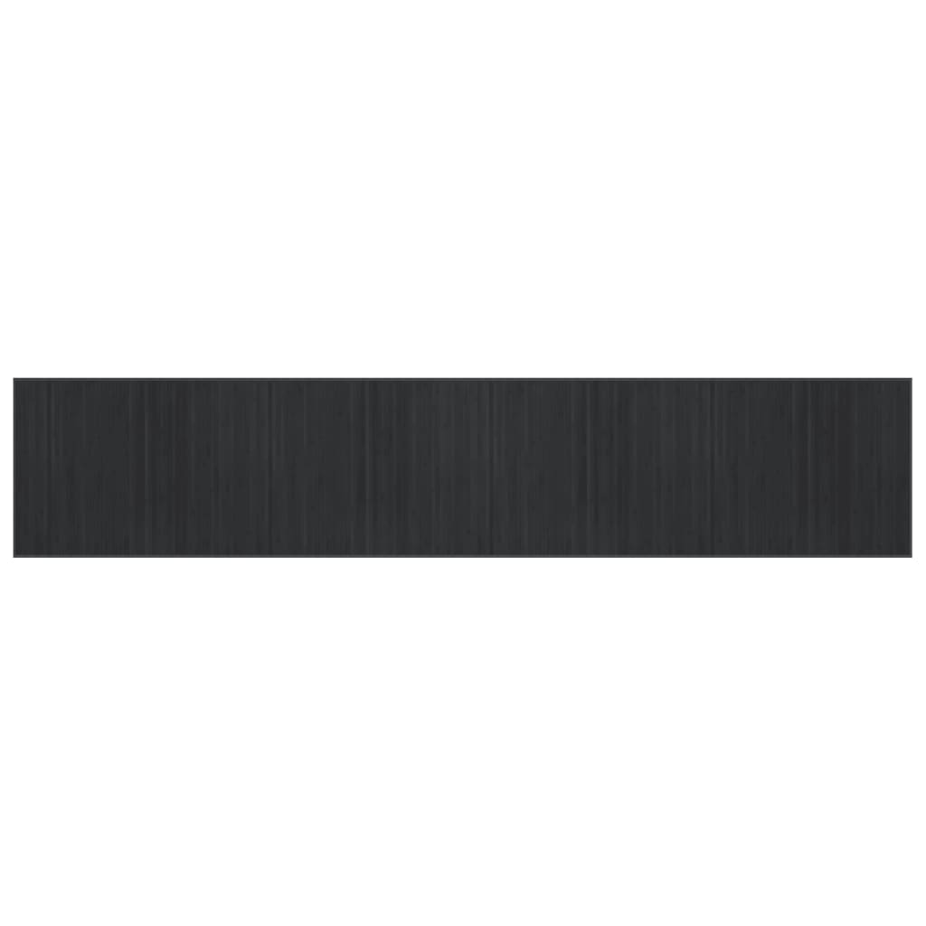 Vidaxx rechteckiger Teppich 80x400 cm Bambusgrau