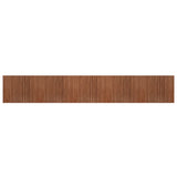 Vidaxx rechteckiger Teppich 80x500 cm Bambusbraun