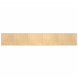Vidaxx rechteckiger Teppich 80x500 cm Bambus hell natur