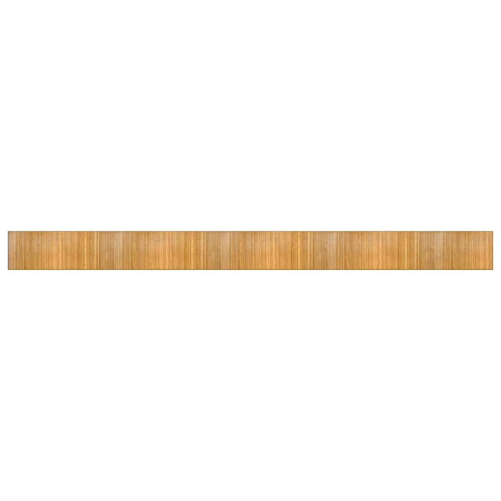 Vidaxx rechteckiger Teppich 80x1000 cm Bambus natur