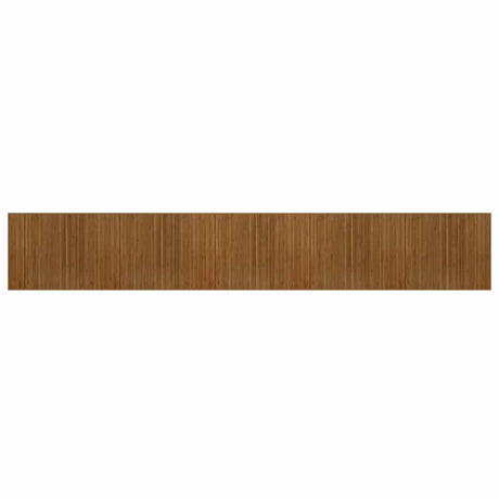 Vidaxx rechteckiger Teppich 80x1000 cm Bambusbraun