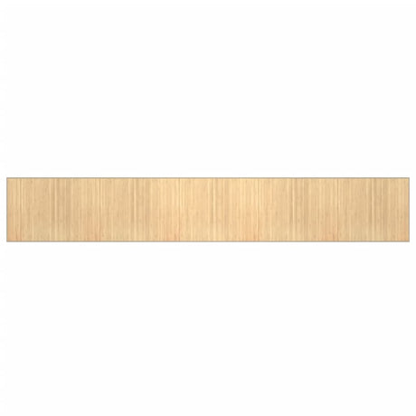 Vidaxx rechteckiger Teppich 80x1000 cm Bambus hell natur