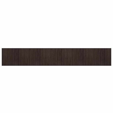 Vidaxx rechteckiger Teppich 80x1000 cm Bambus dunkelbraun