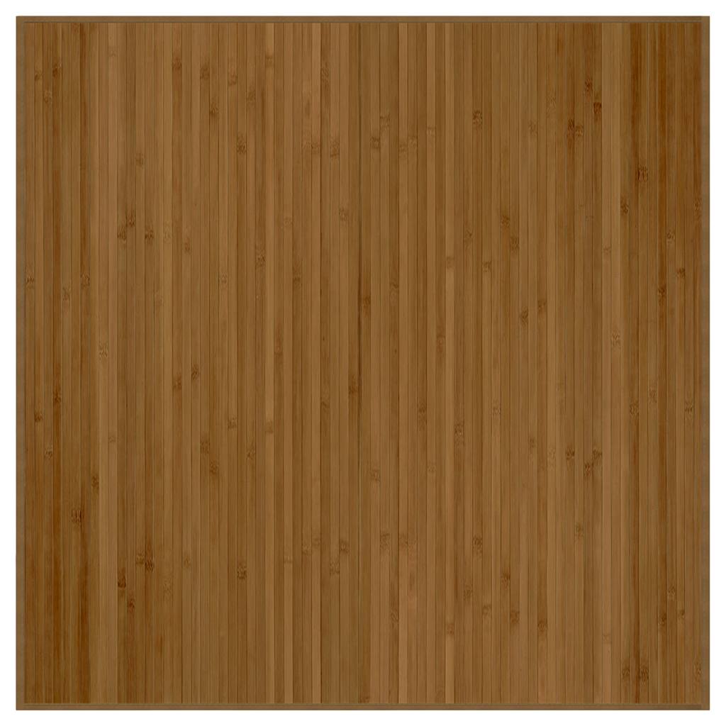 Vidaxx Teppich quadratisch 100x100 cm Bambusbraun