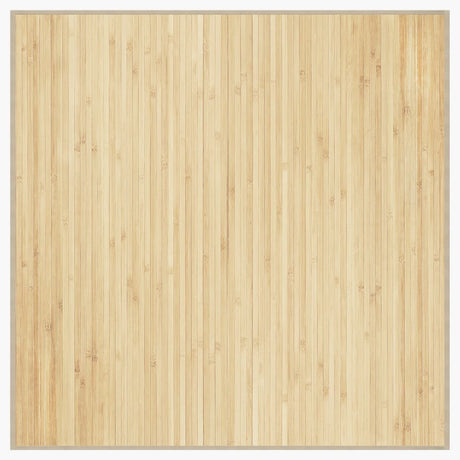 Vidaxx Teppich quadratisch 100x100 cm Bambus hell natur