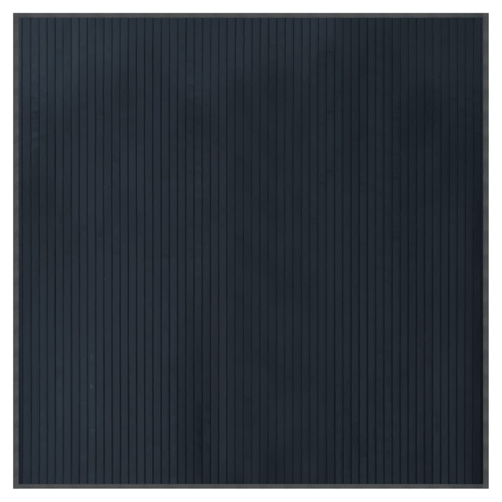 Vidaxx Teppich quadratisch 100x100 cm Bambusgrau