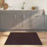 Vidaxx Teppich quadratisch 100x100 cm Bambus dunkelbraun