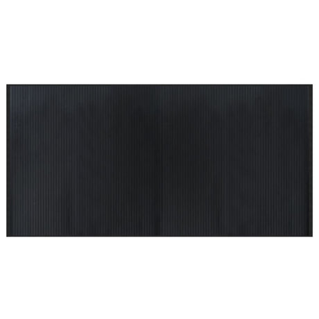 Vidaxl vloerkleed rechthoekig 100x200 cm bamboe zwart