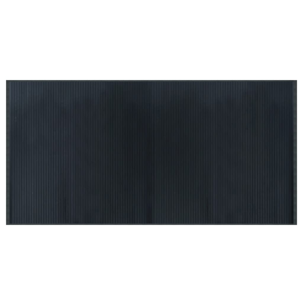 Vidaxx rechteckiger Teppich 100x200 cm Bambusgrau