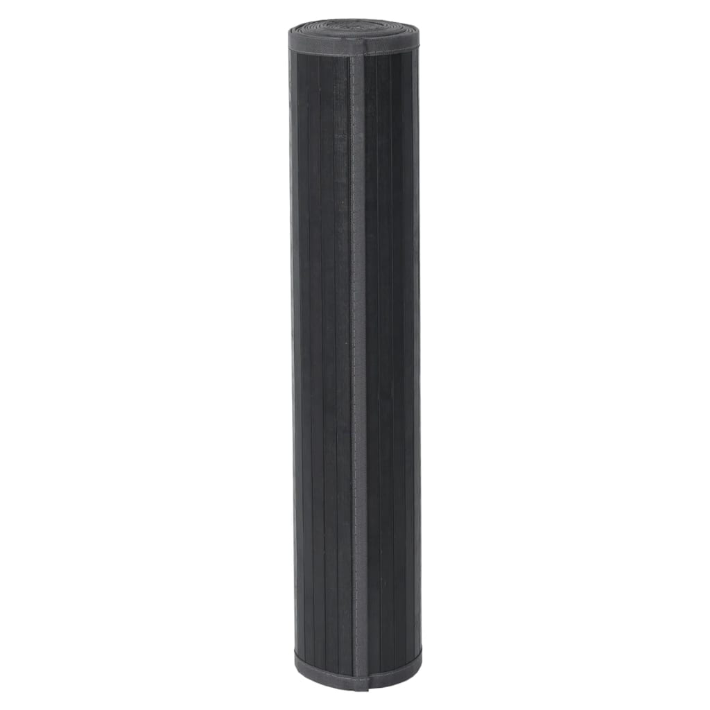 Vidaxx rechteckiger Teppich 100x200 cm Bambusgrau