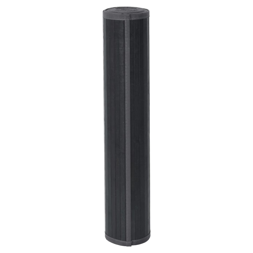 Vidaxx rechteckiger Teppich 100x300 cm Bambusgrau