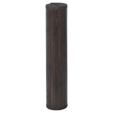Vidaxx rechteckiger Teppich 100x400 cm Bambus dunkelbraun