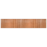 Vidaxx rechteckiger Teppich 100x500 cm Bambus natur