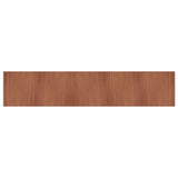 Vidaxx rechteckiger Teppich 100x500 cm Bambusbraun