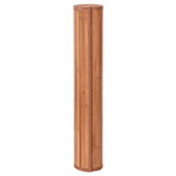 Vidaxx rechteckiger Teppich 100x500 cm Bambusbraun