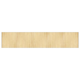 Vidaxx Teppich rechteckig 100x500 cm Bambus hell natur