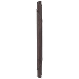 VidaXL Teppich rund 60 cm Bambus dunkelbraun