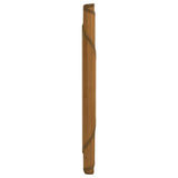 VidaXL Teppich rund 80 cm Bambusbraun
