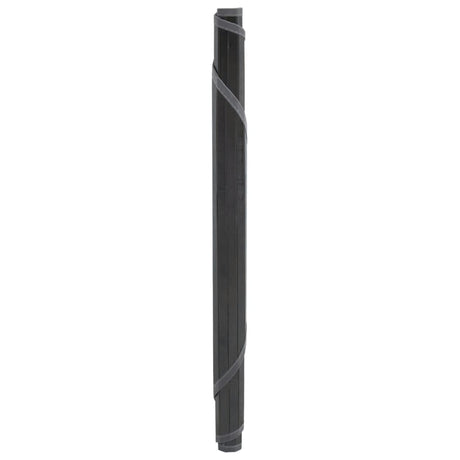VidaXL Teppich rund 80 cm Bambusgrau