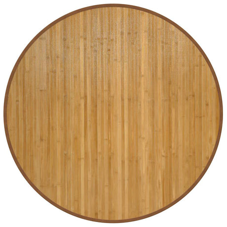 Vidaxl vloerkleed rond 100 cm bamboe naturel