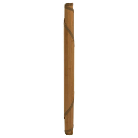 VidaXL Teppich rund 100 cm Bambusbraun