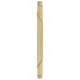 VidaXL Teppich rund 100 cm Bambus hell natur