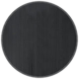 VidaXL Teppich rund 100 cm Bambusgrau