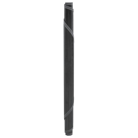 VidaXL Teppich rund 100 cm Bambusgrau