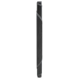 VidaXL Teppich rund 100 cm Bambusgrau