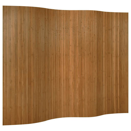 Vidaxl kamerscherm breedte 250 cm hoogte 165 cm bamboe bruin