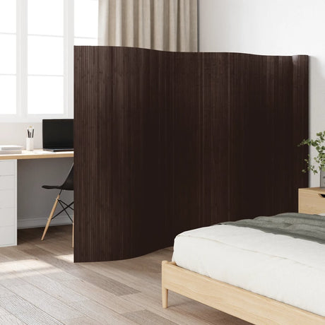 Vidaxl kamerscherm breedte 800 cm hoogte 165 cm bamboe donkerbruin