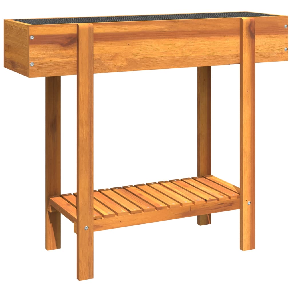 Vidaxx Pflanzgefäß erhöht 90x30x75 cm aus massivem Akazienholz
