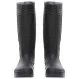 VidaXL Regenstiefel Größe 38 PVC schwarz