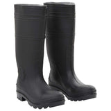 VidaXL Regenstiefel Größe 40 PVC schwarz