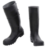 VidaXL Regenstiefel Größe 41 PVC schwarz