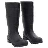 VidaXL Regenstiefel Größe 42 PVC schwarz