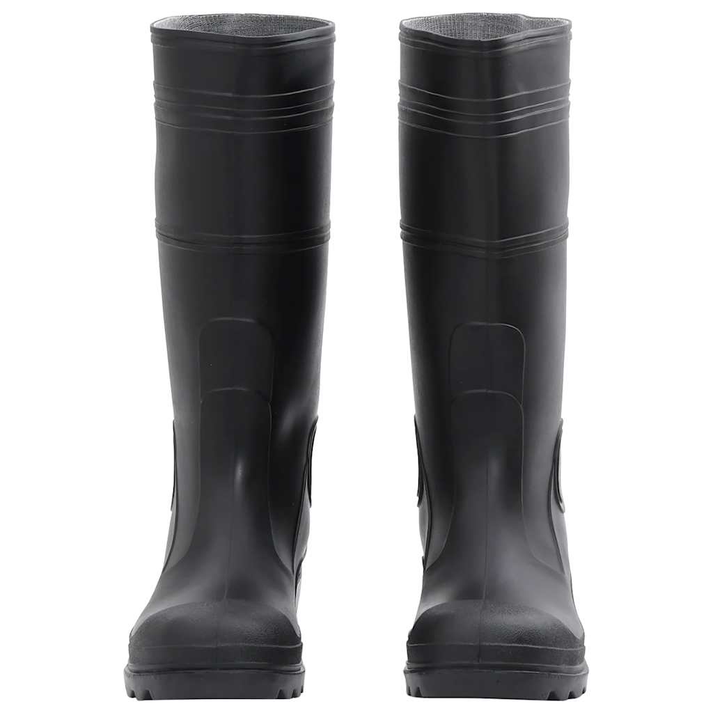 VidaXL Regenstiefel Größe 42 PVC schwarz