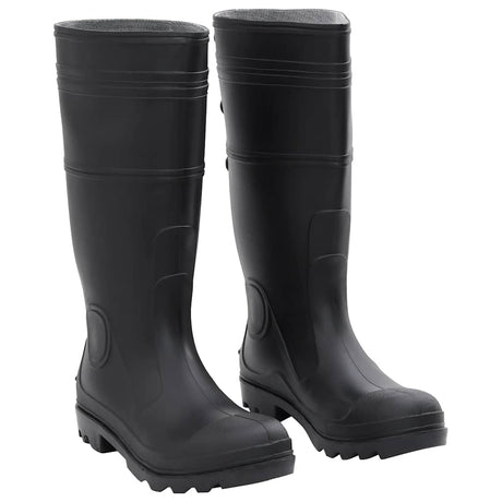 VidaXL Regenstiefel Größe 43 PVC schwarz