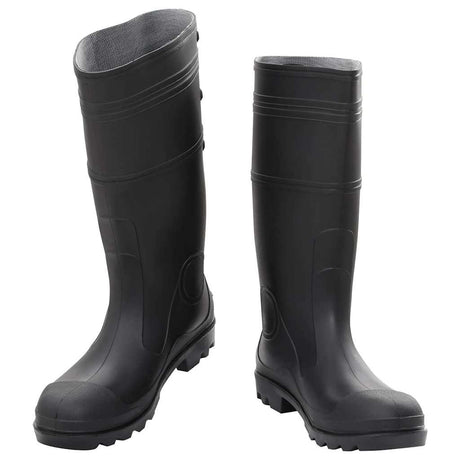 VidaXL Regenstiefel Größe 44 PVC schwarz