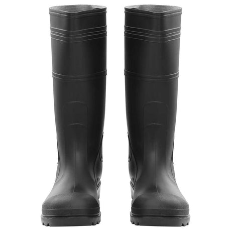 VidaXL Regenstiefel Größe 44 PVC schwarz